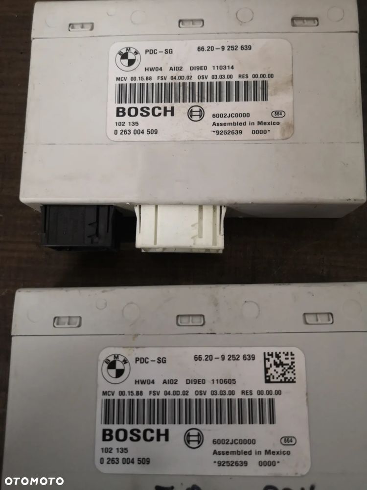 MODUŁ STEROWNIK PARKTRONIC PDC-SG 9252639 BMW E90 E91 E92 E87 E81 - 3