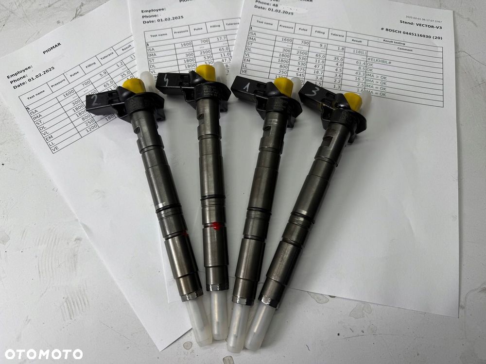 ZESTAW OPIŁKOWY 2.0 TDI 0445116030 0445010507 AUDI SKODA VW nowy IMA test - 2