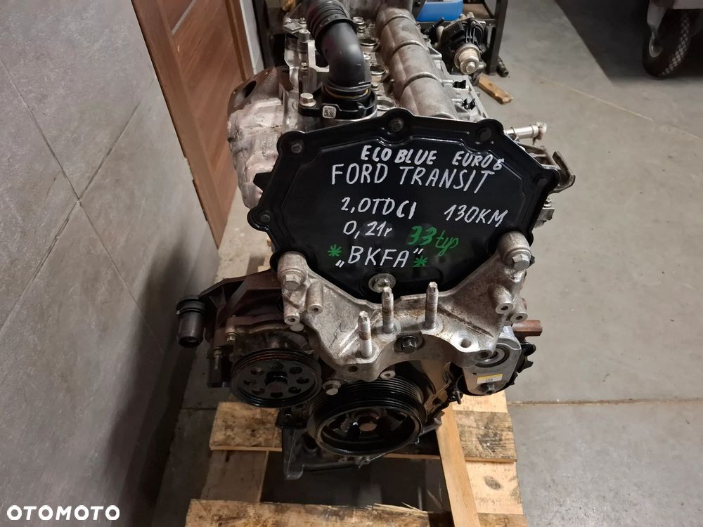 Silnik Ford Transit rok 2021 2,0 TDCI 130KM Kod silnika BKFA, ECO BLUE EURO 6 osprzęt tak jak na zdjęciu przebieg 33 tys - 3