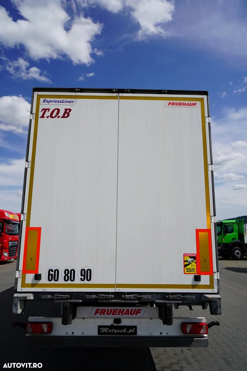 Fruehauf CONTAINER / KOFFER / 2 AXE / SAF / 2021 / PODEA FOARTE REZISTENTĂ: ȘINĂ - 12