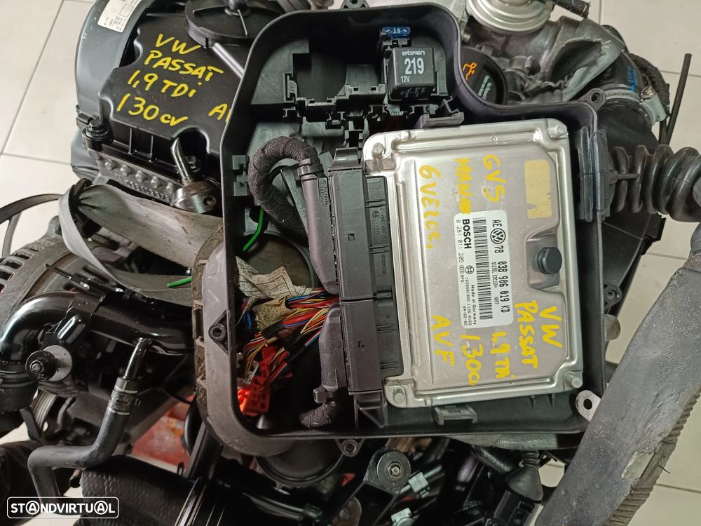 motor audi A4 1.9TDI 130cv - vw passat - AVF  caixa 6 velcidades GVS FYA FRK HCF - 11