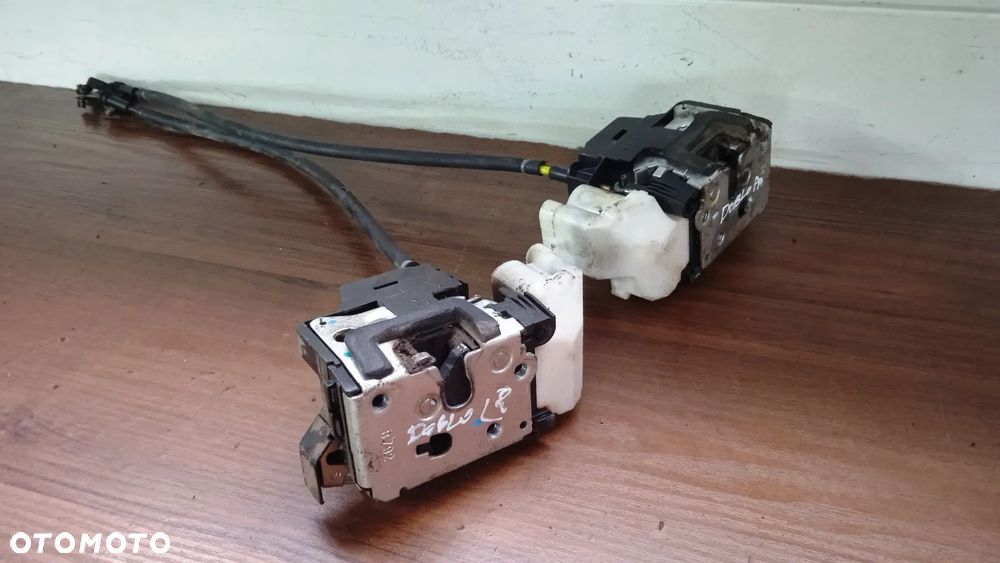 Mechanizm silniczek podnoszenia szyby drzwi lewe prawe przód zamek panel Fiat Doblo I Lift - 4