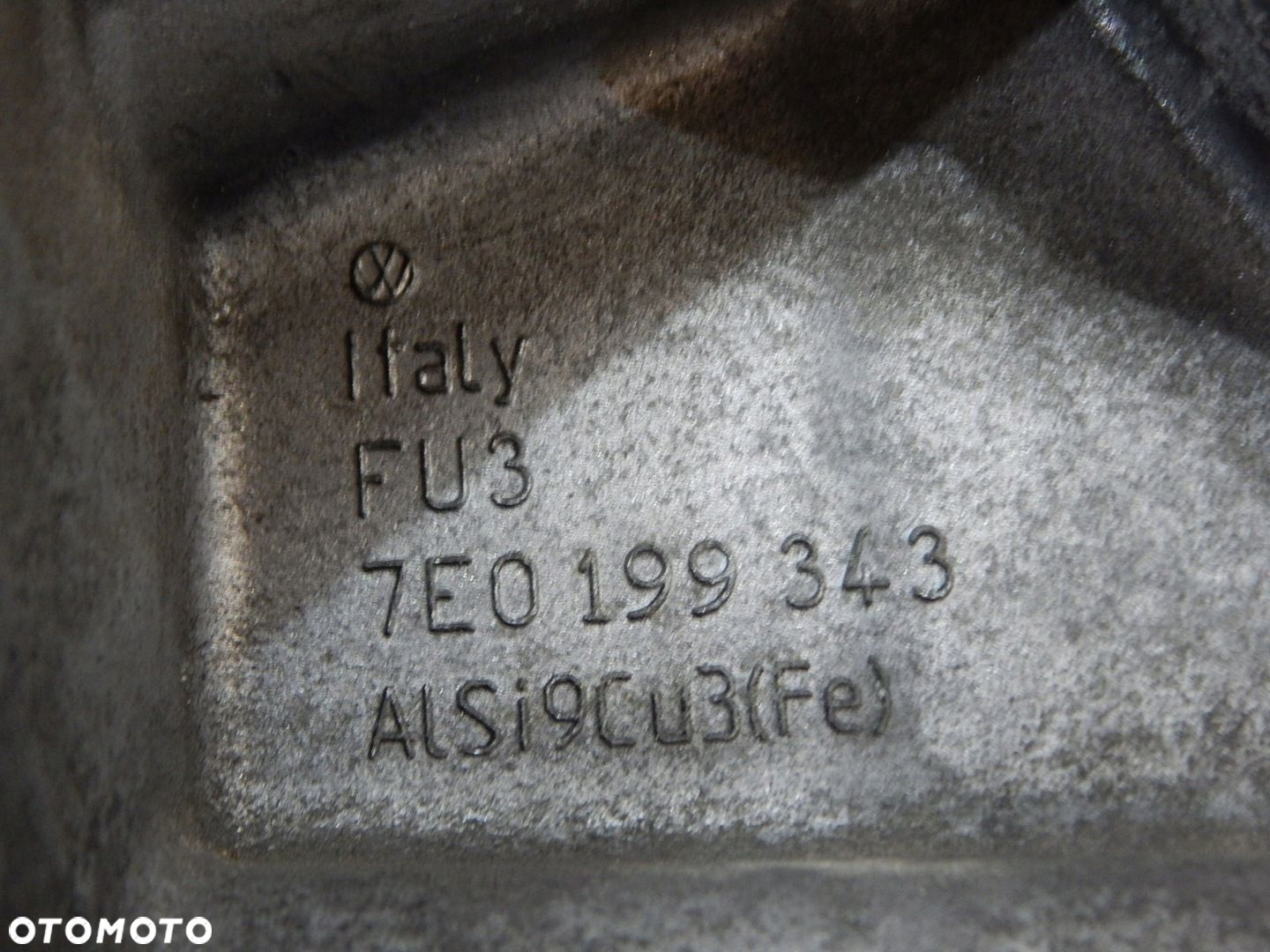 VW T5 LIFT łapa poduszka silnika 2.0 TDI 7E0199343 - 3