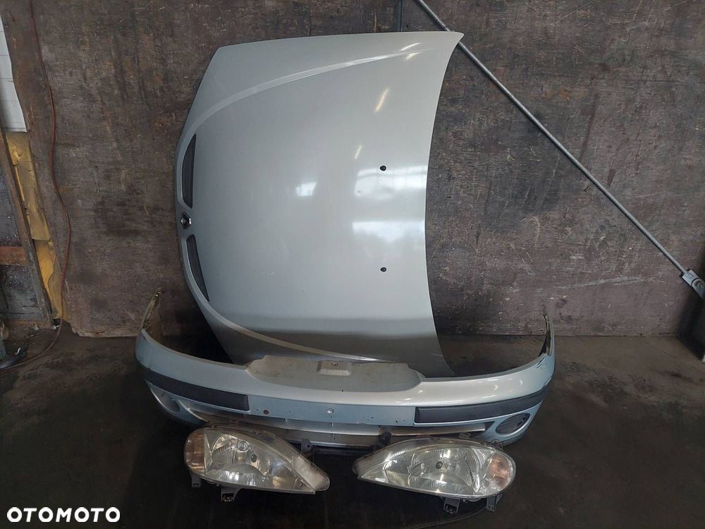 KOMPLETNY PRZÓD MASKA ZDERZAK LAMPY RENAULT MEGANE I LIFT MV632 - 1