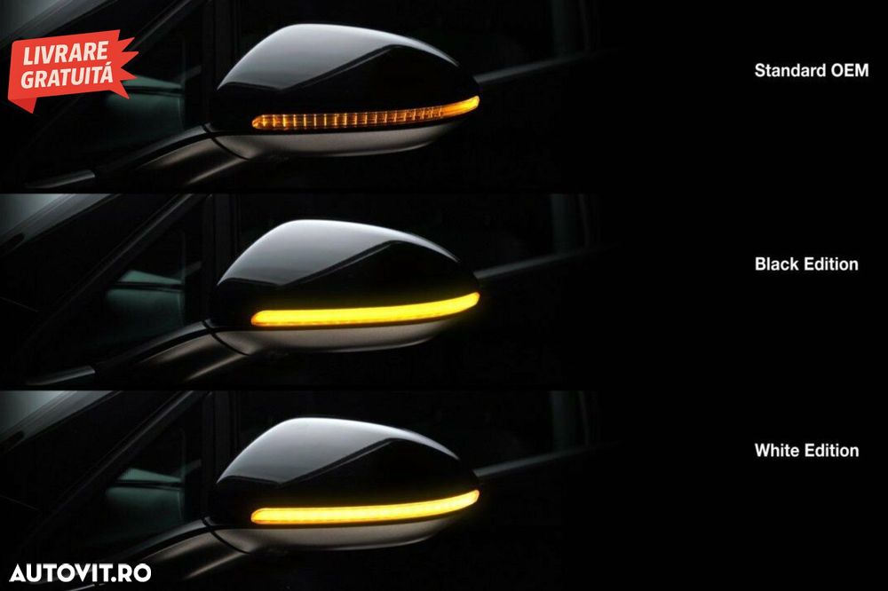 Indicator Dinamic Full LED pentru Oglinda Osram LEDriving DMI Audi A4 S4 RS4 B9 (2- livrare gratuita - 6