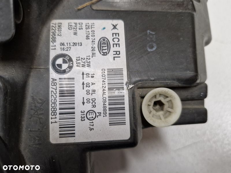 BMW F20 F21 LAMPA PRAWY PRZÓD PRAWA PRZEDNIA REFLEKTOR BI XENON 7229688 - 5
