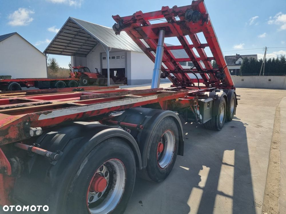 Kel-Berg Przyczepa Hakowiec Wywrotka do Przewozu Kontenerów 4 osie 7,50 m - 2