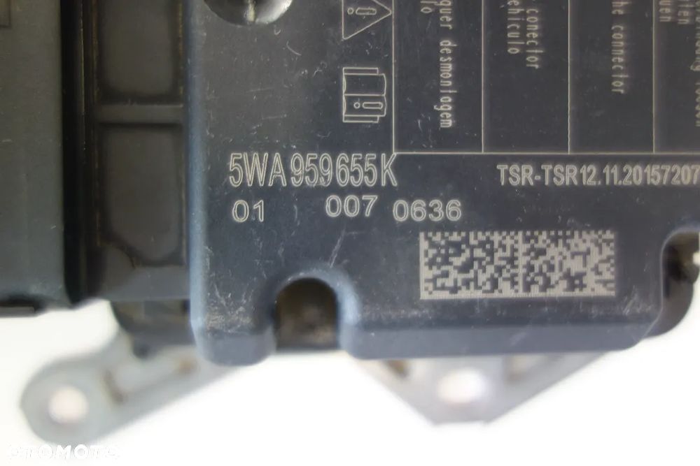 MODUŁ SENSOR AIRBAG PODUSZEK POWIETRZNYCH VOLKSWAGEN GOLF VIII 5WA959655K - 2