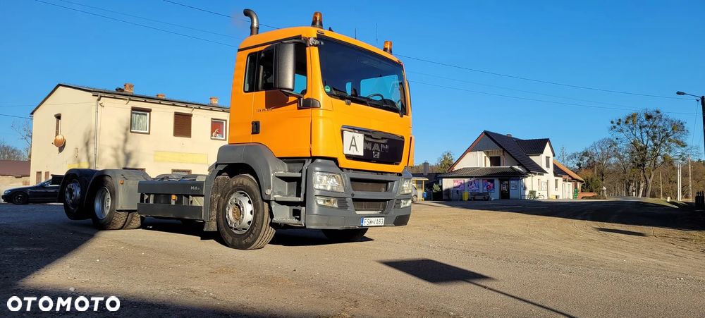 MAN TGS 2011r KRÓTKI ROZSTAW 390cm 3-y OSIOWY rama do zabudowy DMC 26t BECZKA ASENIZACJA - 28