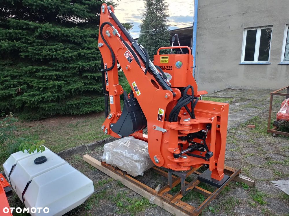Koparka do ciągnika z własną pompą hydrauliczną BHMS225 + przesuw Mikrus Troll GEOGRASS Raty Transport - 1