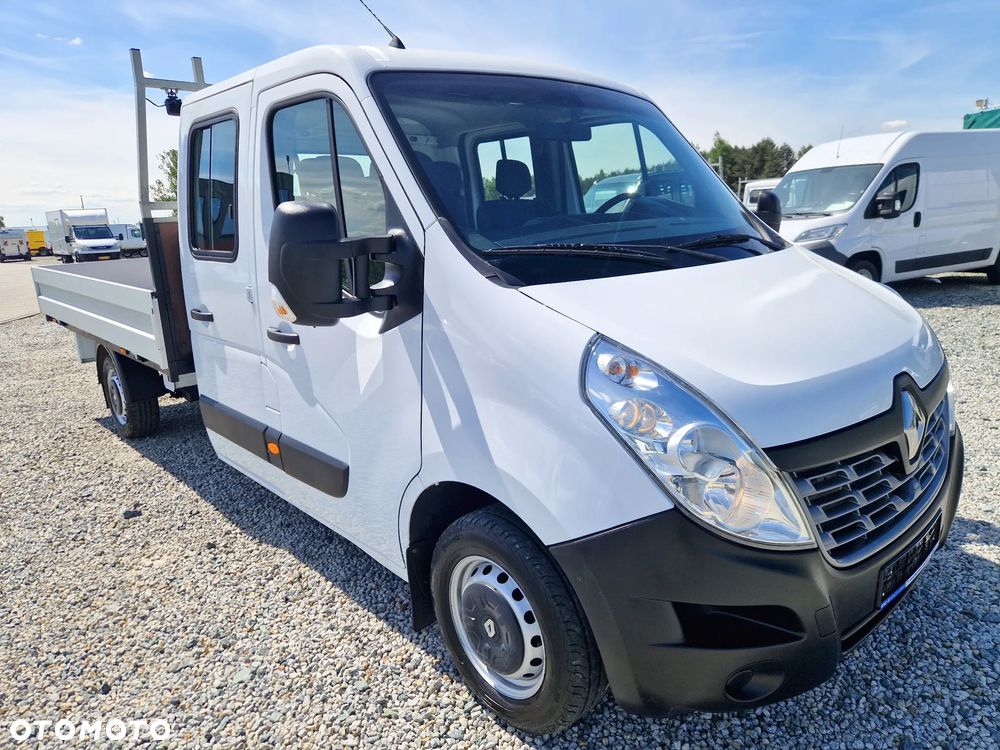 Renault MASTER 2,3 DCI 130 KONNA DOKA BRYGADÓWKA 7 OSOBOWA 3,3M SKRZYNIA KLIMA NAVI GWARANCJA - 7