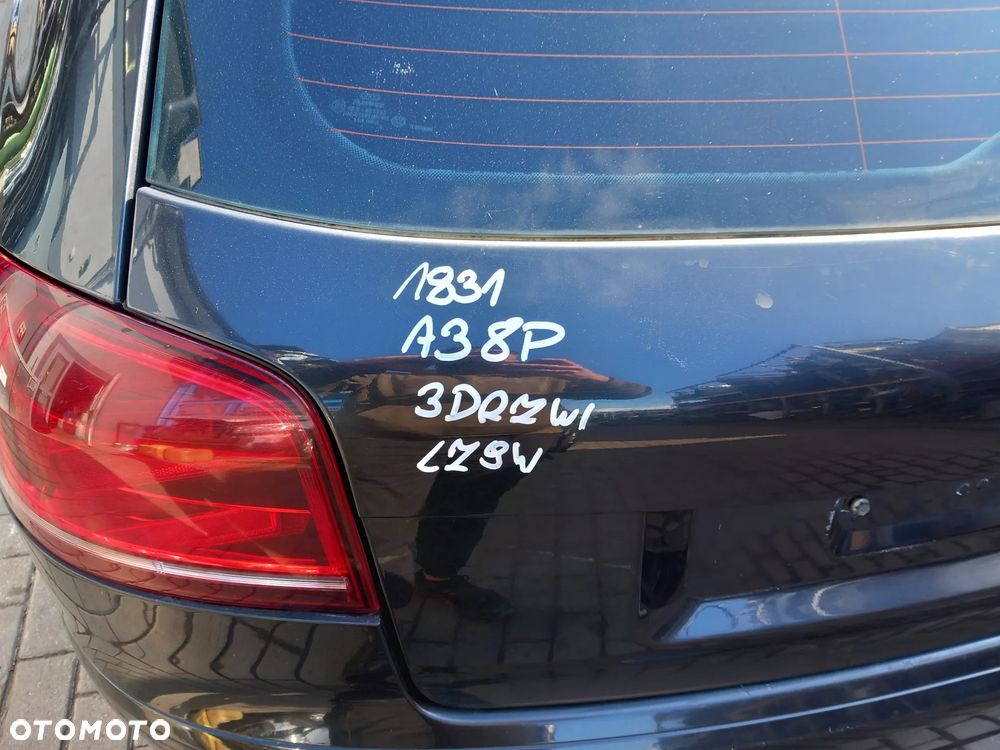 AUDI A3 8P KLAPA BAGAŻNIKA TYLNA TYŁ 3 DRZWI KOLOR: LZ9W - 3