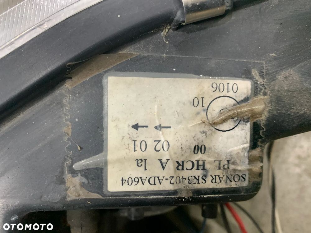 lampy przód przednie sonar sk3400 soczewka h7 Audi A6 C6 2.4 - 9
