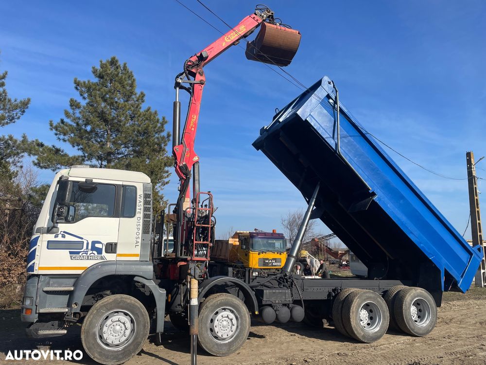 MAN 8x4 cu incarcator - 2