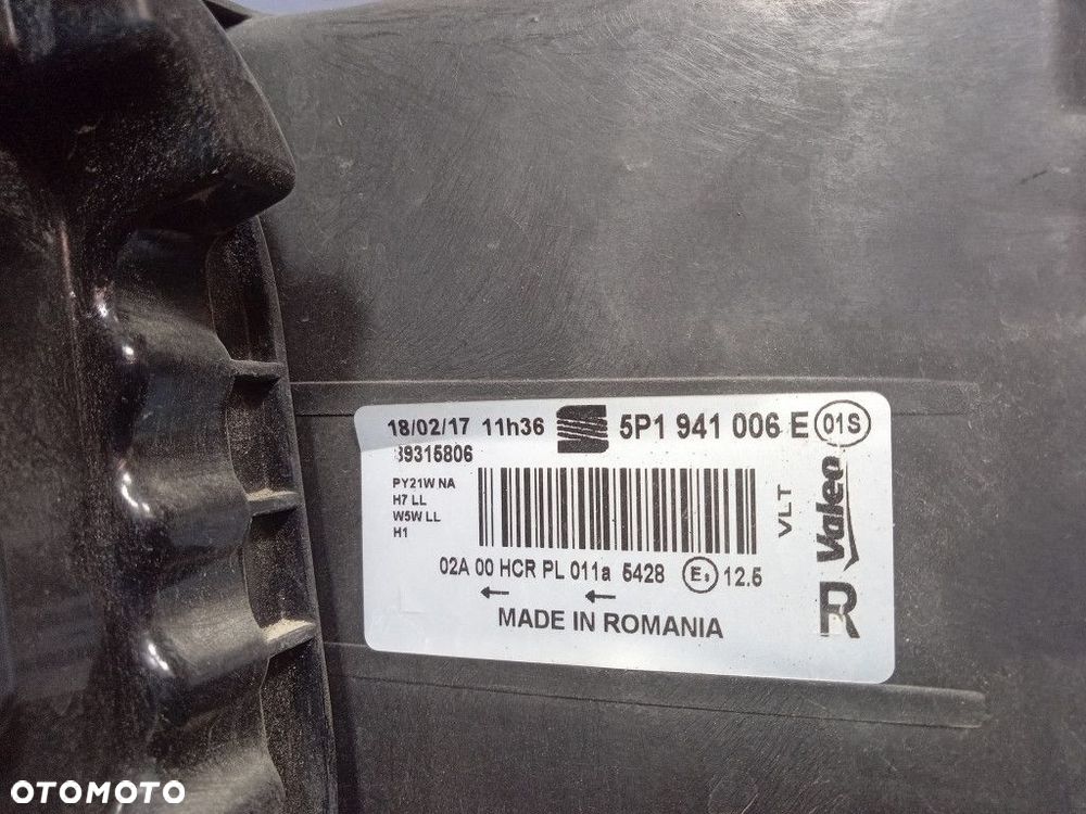 SEAT TOLEDO III REFLEKTOR LAMPA PRZÓD PRAWY 5P1941006E - 5