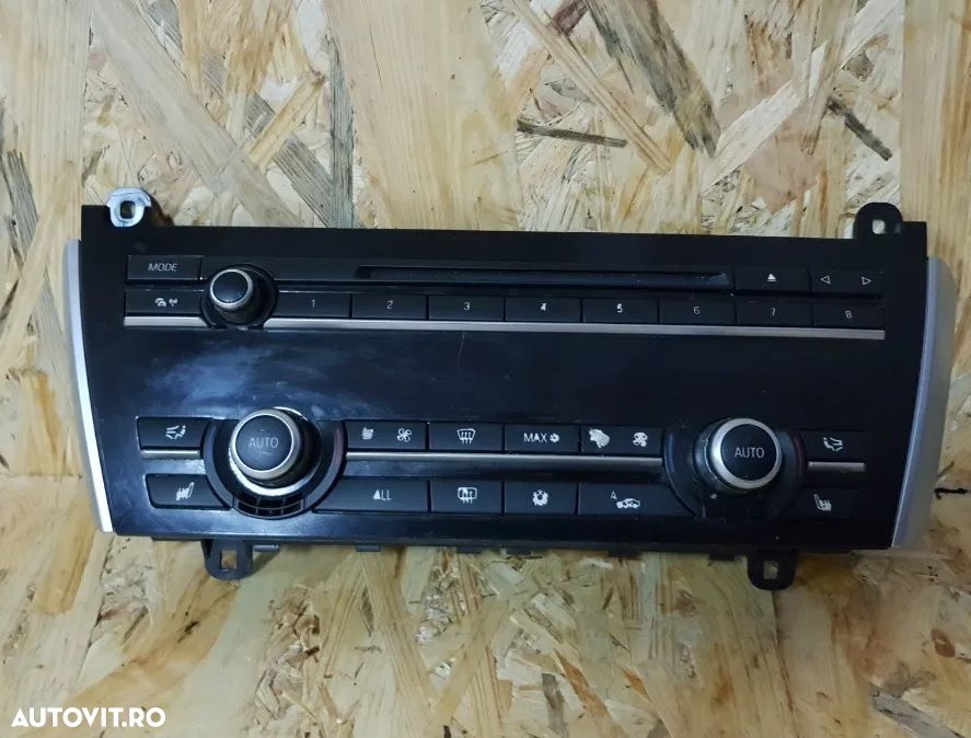 Panou Modul Climatronic Interfata Radio CD Bmw Seria 5 GT F07 Cod 9233658 - 1