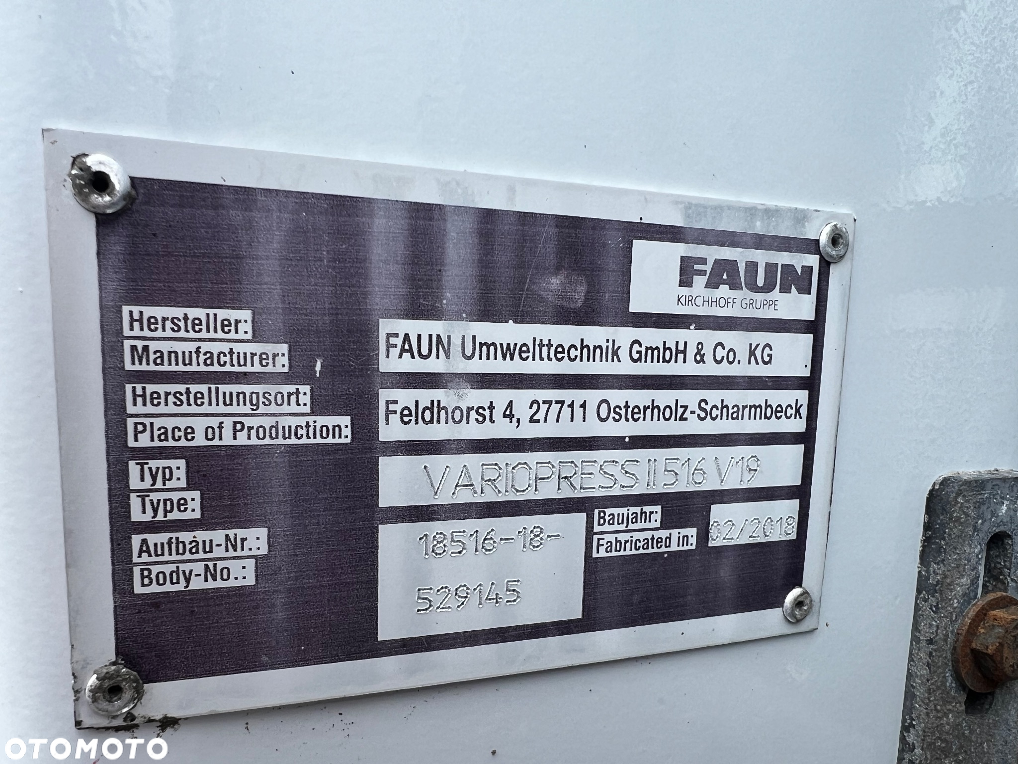 Mercedes-Benz AROCS 1836 L  FAUN VARIOPRSS 520 V19 - 15