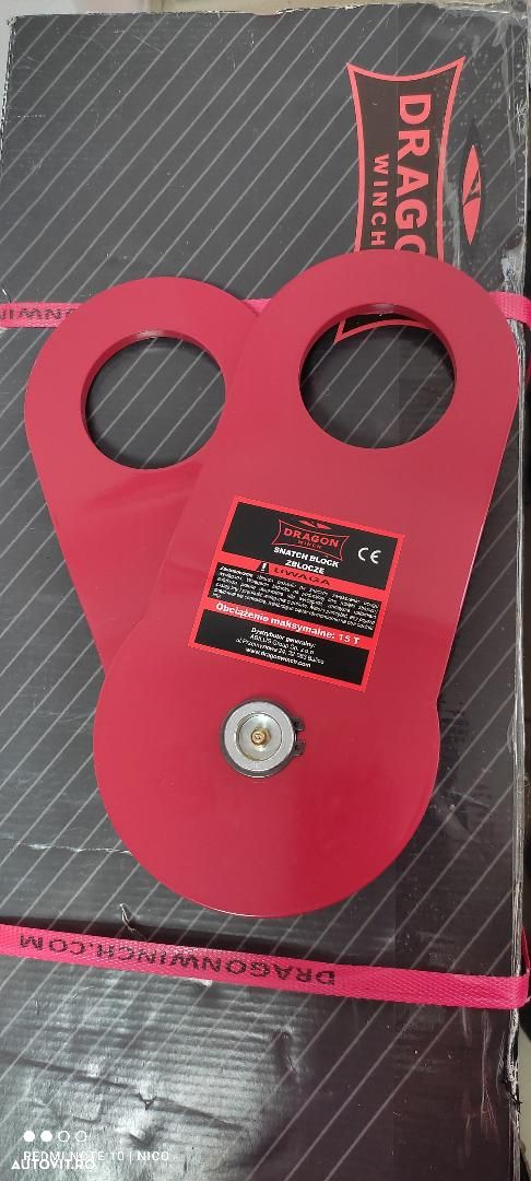 Rola, scripete, multilplicator de forta troliu de 15t - 1