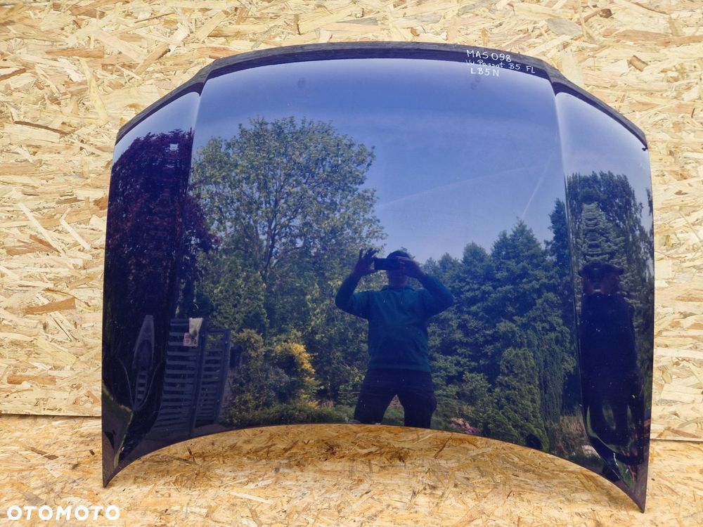 VW Passat B6 FL kod lak LB5N maska silnika pokrywa silnika - 5