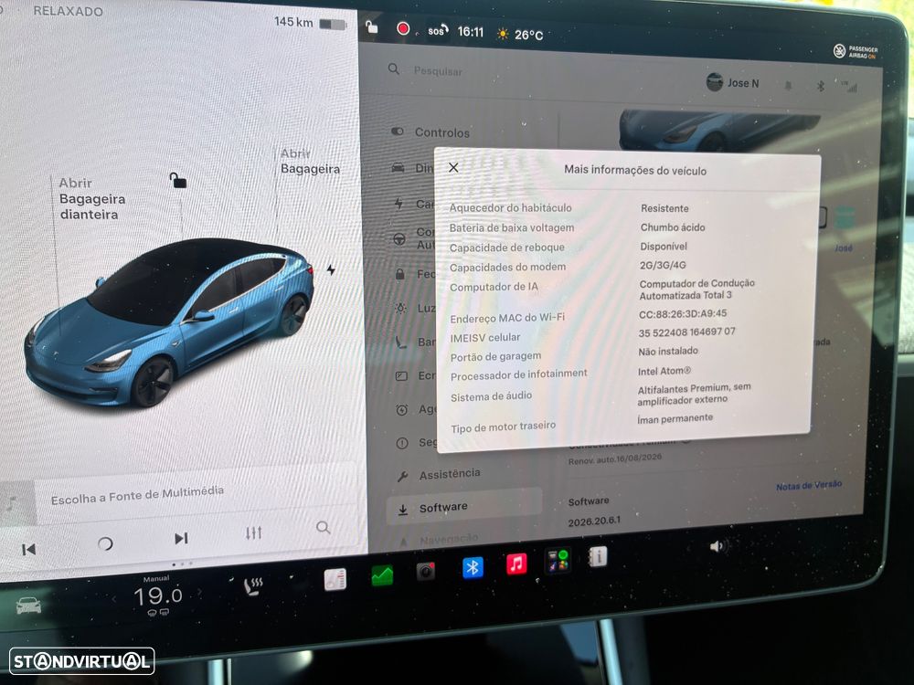 Tesla Model 3 Long Range Tração Traseira - 29