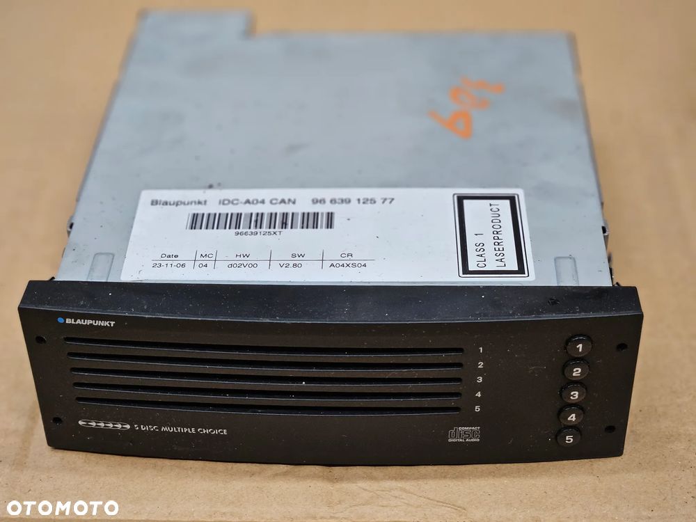 Citroen C2 C3 C4 Peugeot 207 307 207 1007   zmieniarka CD 9663912577 - 1