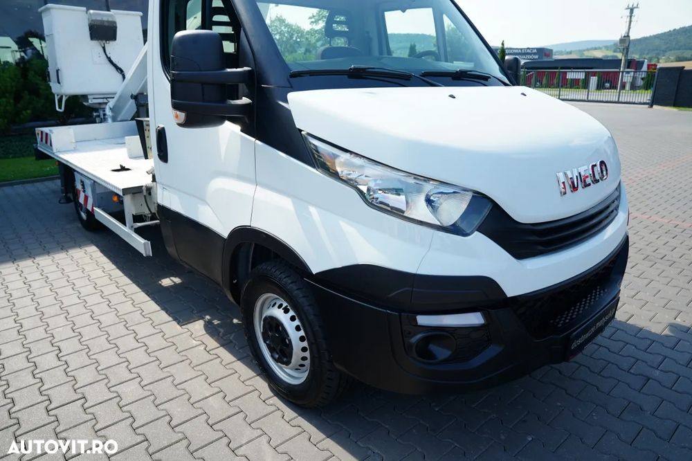 Iveco DAILY 35-140 / Platformă autotractivă / MULTITEL 160 ALUMINIU / 4 STABILIZATOARE / MANUALĂ / 2017 - 13