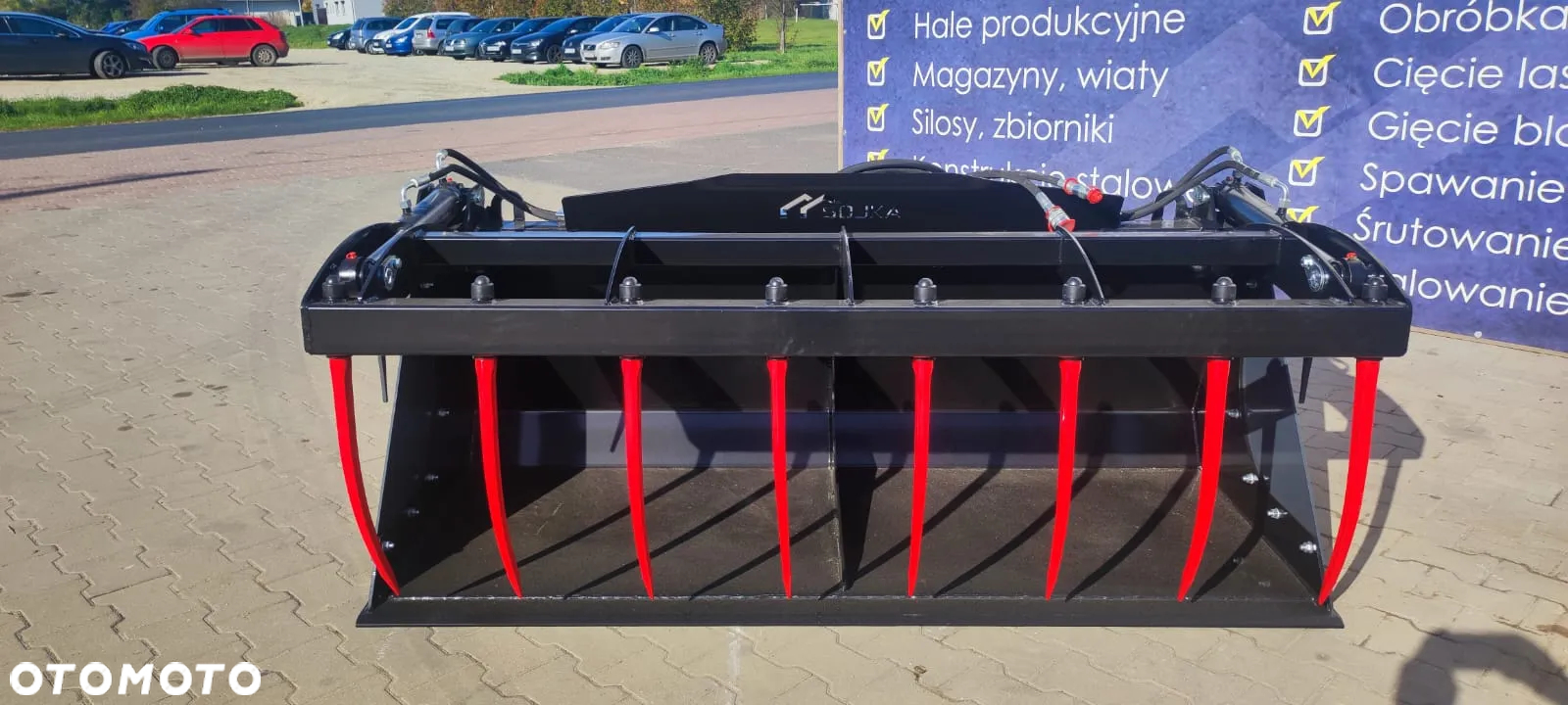 RATY! Łyżko-krokodyl wzmocniony, 220 cm, do tura, mocowanie euro, Mailleux, Faucheux, Weidemann - 2