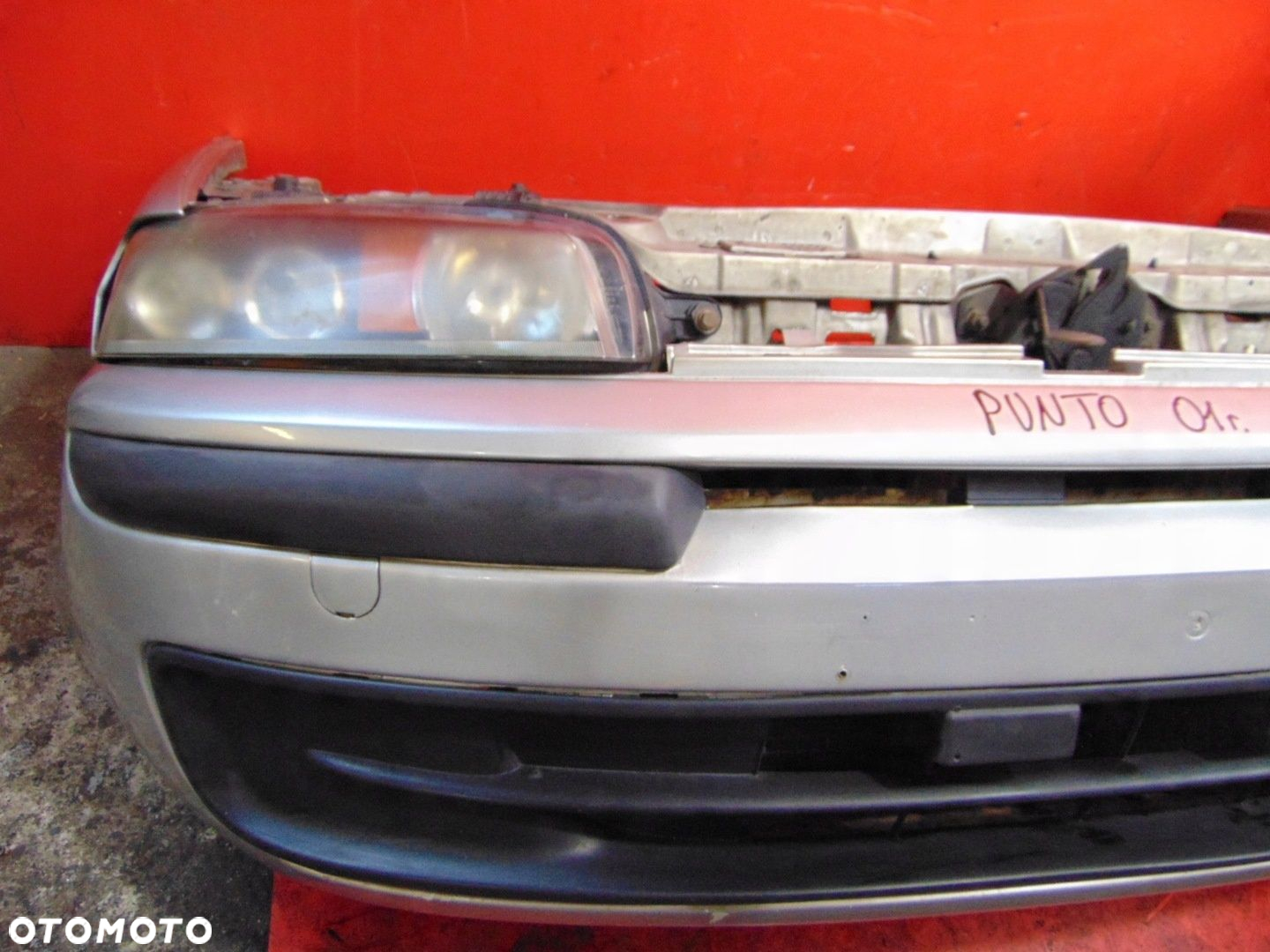 FIAT PUNTO II 1.2 5D 99- PAS PRZEDNI ZDERZAK LAMPY CHŁODNICA WENTYLATOR 647 - 3