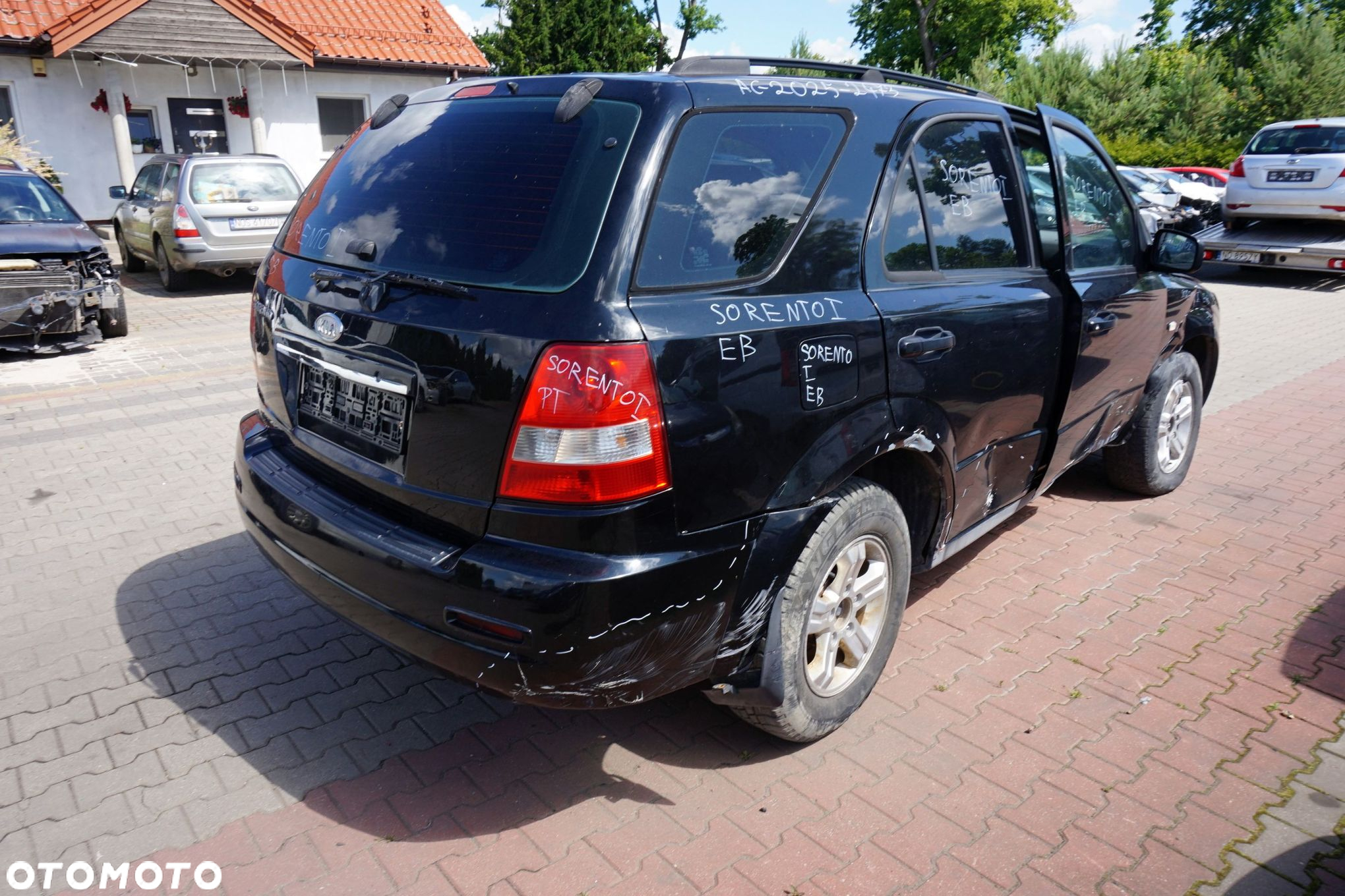 KIA SORENTO I 2005 EB 2.5 CRDI D4CB 140KM GU07G 4X4 CZARNY na części - 5