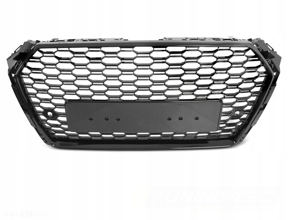 Atrapa Grill Kratka Tuning Black Glossy R S4 Look Audi A4 b9 8w 0 2015-2019 - 1
