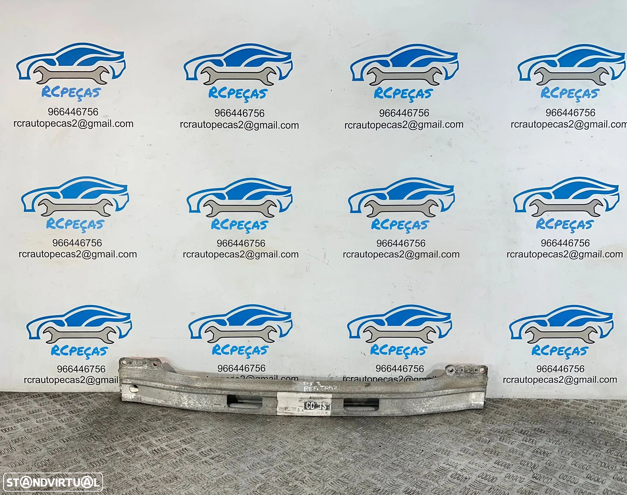.Reforço Parachoques tras traseiro Original Citroen DS5 2011 – 2018 - 1