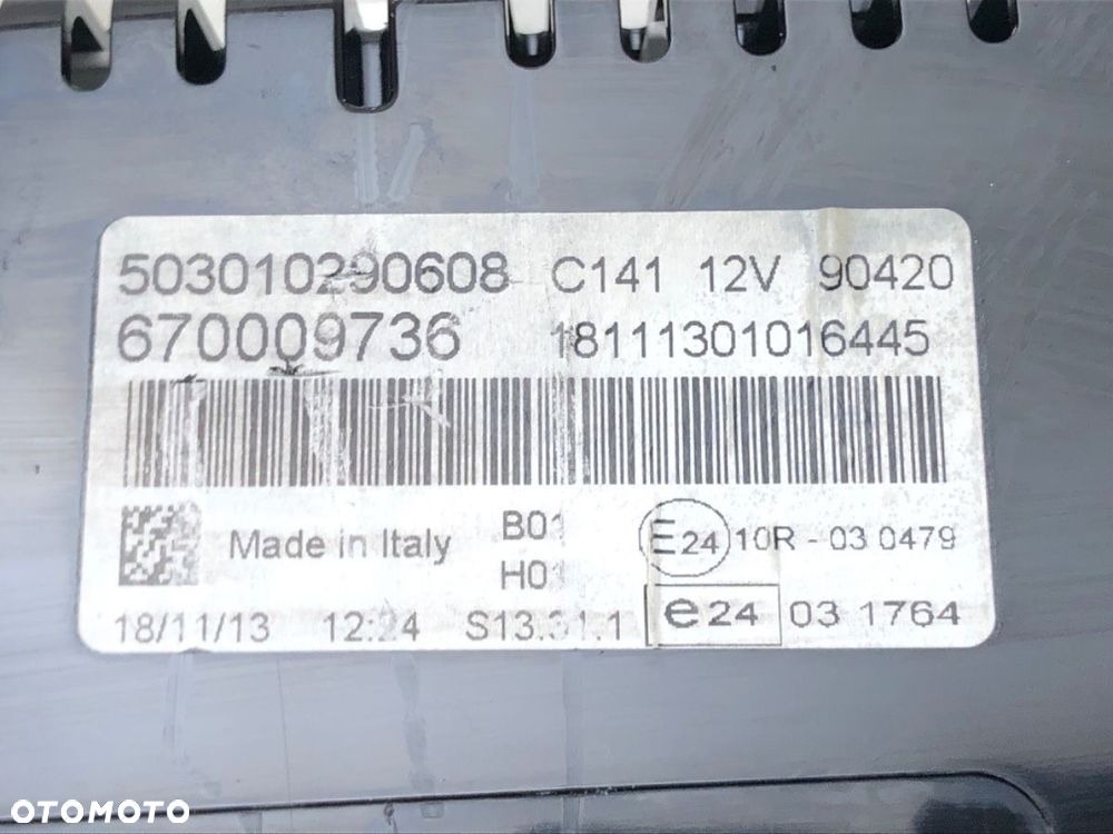 LICZNIK  MASERATI QUATTROPORTE VI 2012 - 2022 3.0 S Q4 302 kW [411 KM] benzyna 2013 - 2022 670009736 - 5