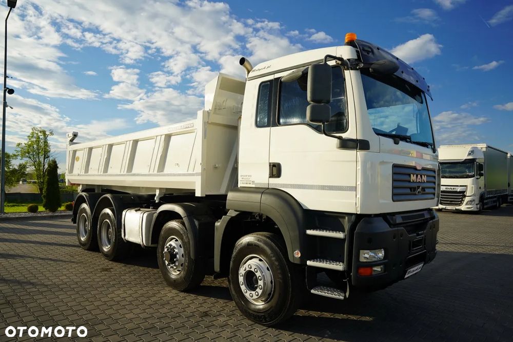 MAN TGA 35.480 / 8x6 / WYWROTKA 2 STRONNA / HYDROBURTA / MEILLER KIPPER / MANUAL / KAMERA - 23