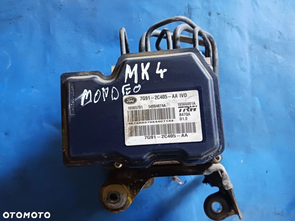 Pompa ABS sterownik pompy FORD MONDEO IV MK4 S-MAX 7G912C405AA TRW IVD - 1