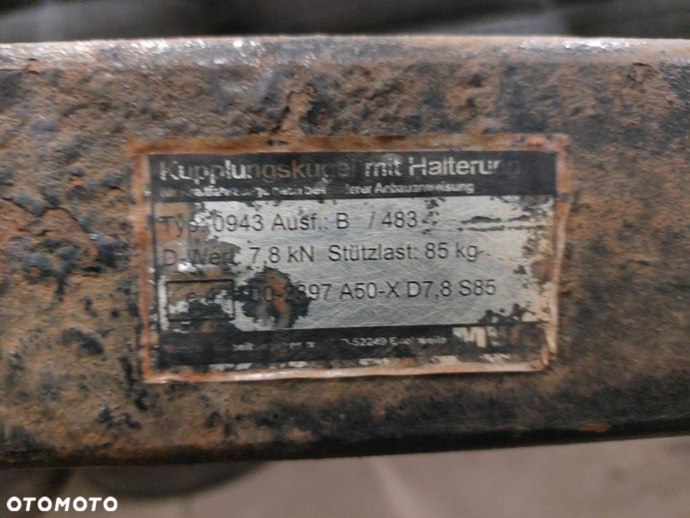 HAK HOLOWNICZY + TABLICZA + WIĄZKA + MODUŁ RENAULT MEGANE II KOMBI - 4