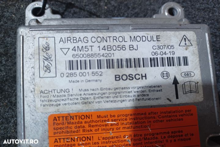 Calculator airbag 4M5T14B056BJ 0285001552 Ford Focus 2 [facelift] [20 - 4