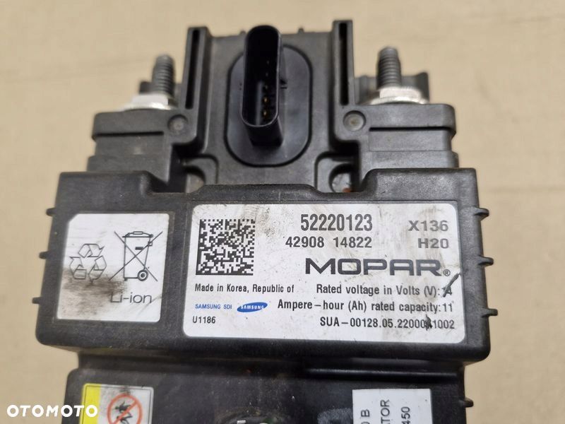 FIAT PANDA III 3 1.0 B HYBRYDA AKUMULATOR BATERIA 52220123 11AH - 4