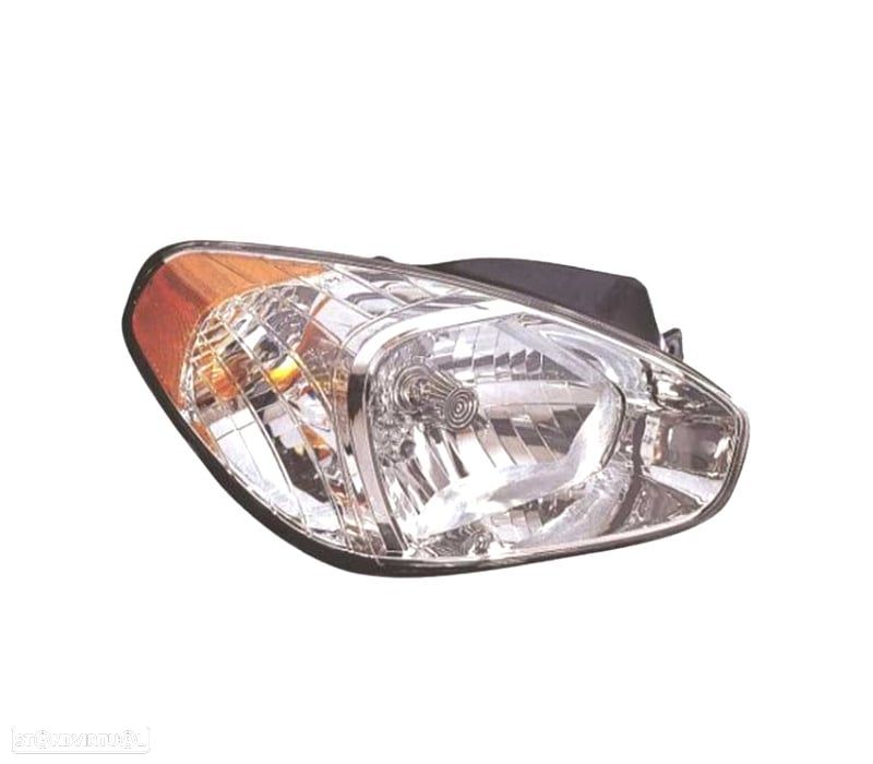 FAROL DIR OPTICAS COM REGULAÇÃO ELÉCTRICA HYUNDAI ACCENT 3 4P 06-11 - 1