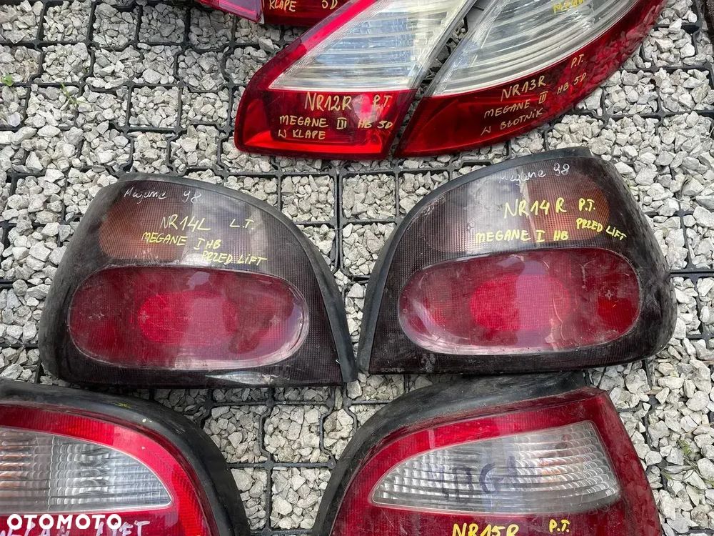 RENO LAMPY TYŁ LEWE PRAWE RENAULT LAMPA TYLNIA LEWA PRAWA - 15