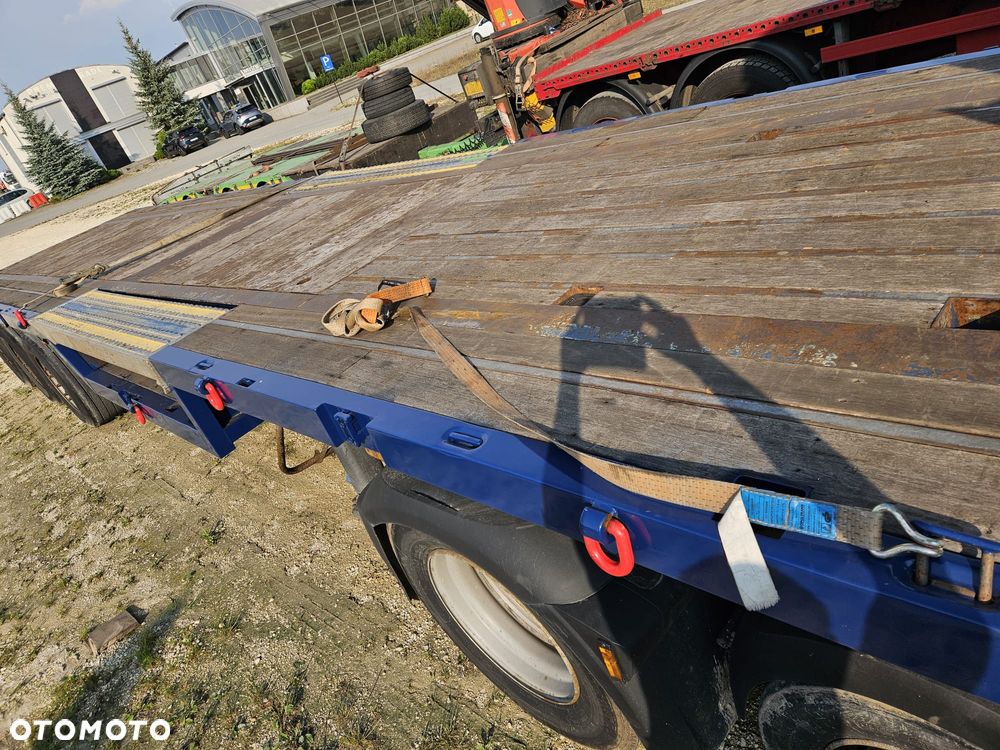 Lag platforma niskopodwoziowa zagłębienia na kombajn, ładowarkę, dźwig, ciągnik siodłowy, 13,5m pokładu - 7