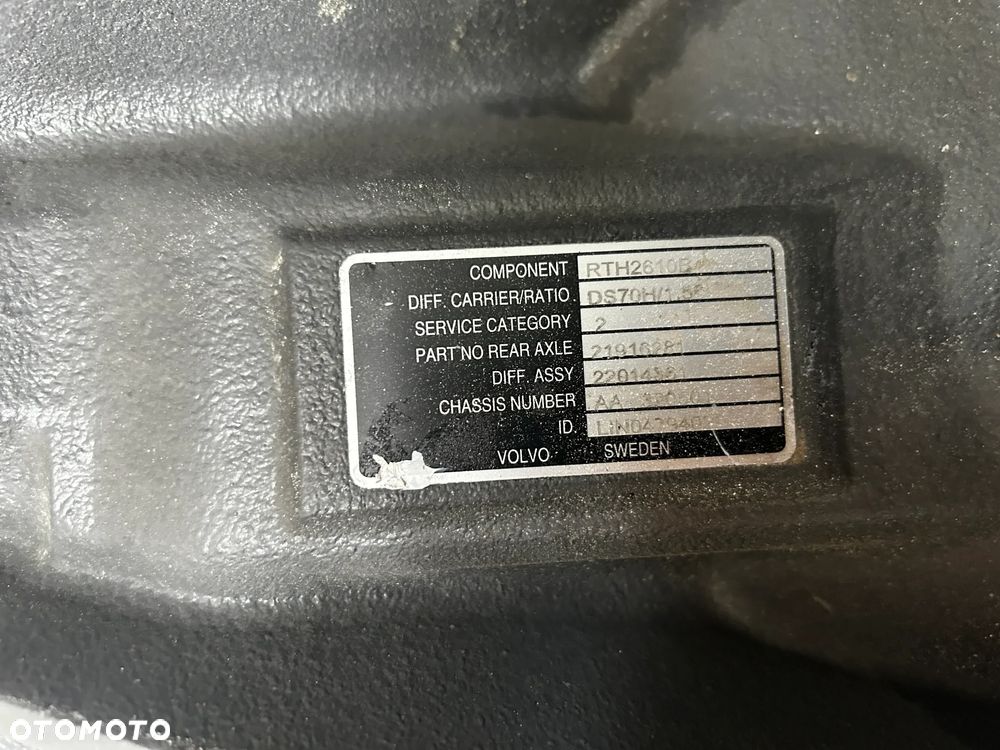 VOLVO Wkład mostu RTH2610B,3210 przeł.1.56 25:16 - 7
