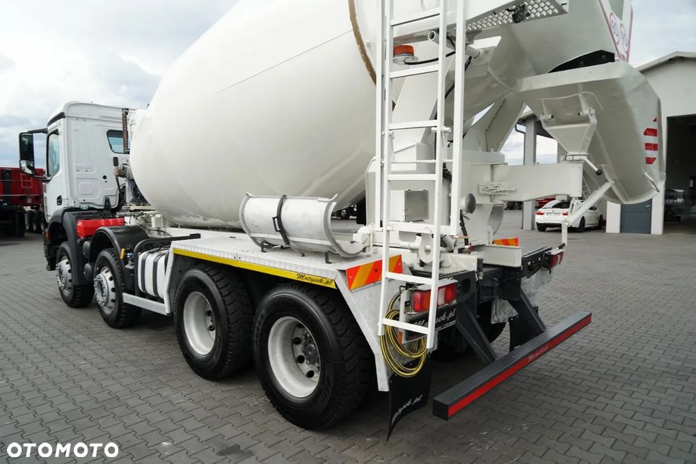 Mercedes-Benz AROCS 3240 / GRUSZKA 9M3 / 8x4 / BETONOMIESZARKA / OPONY 100% /  AUTOMAT - 11