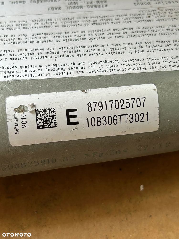 BMW F10 F11 PODUSZKA FOTELA LEWY PRZÓD AIRBAG 9170257 - 3