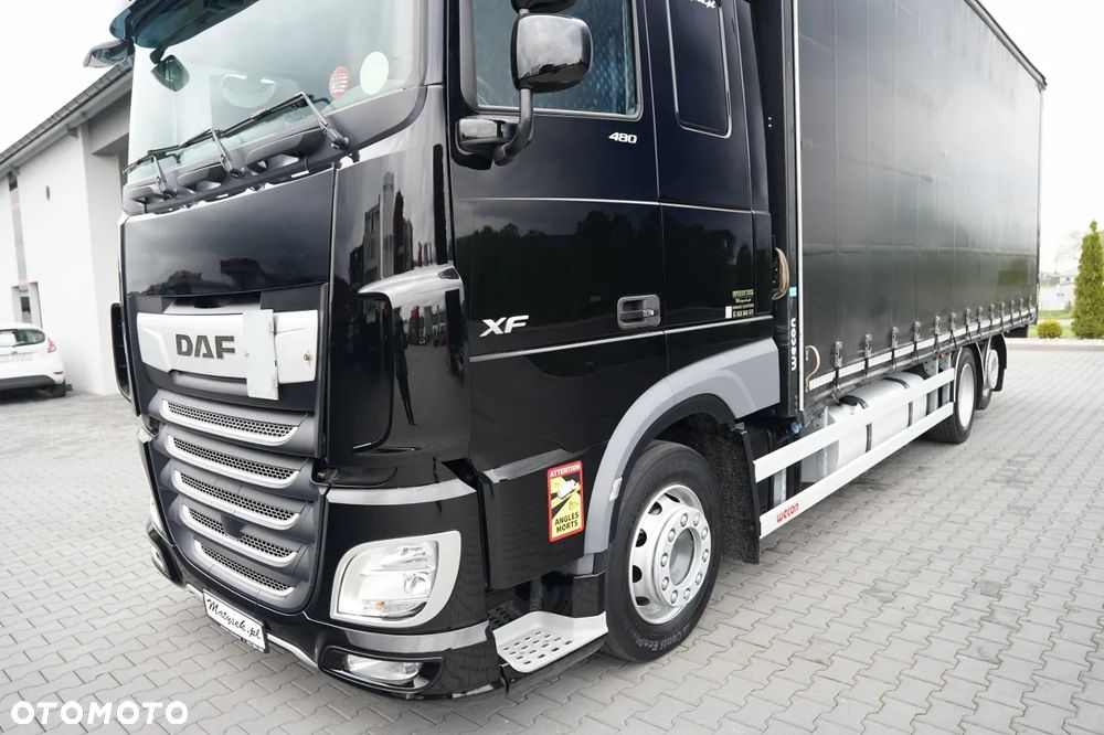 DAF XF 480 / FIRANKA 7,7 M / SSC / 6X2 / KLIMA POSTOJOWA / OŚ PODNOSZONA / - 9