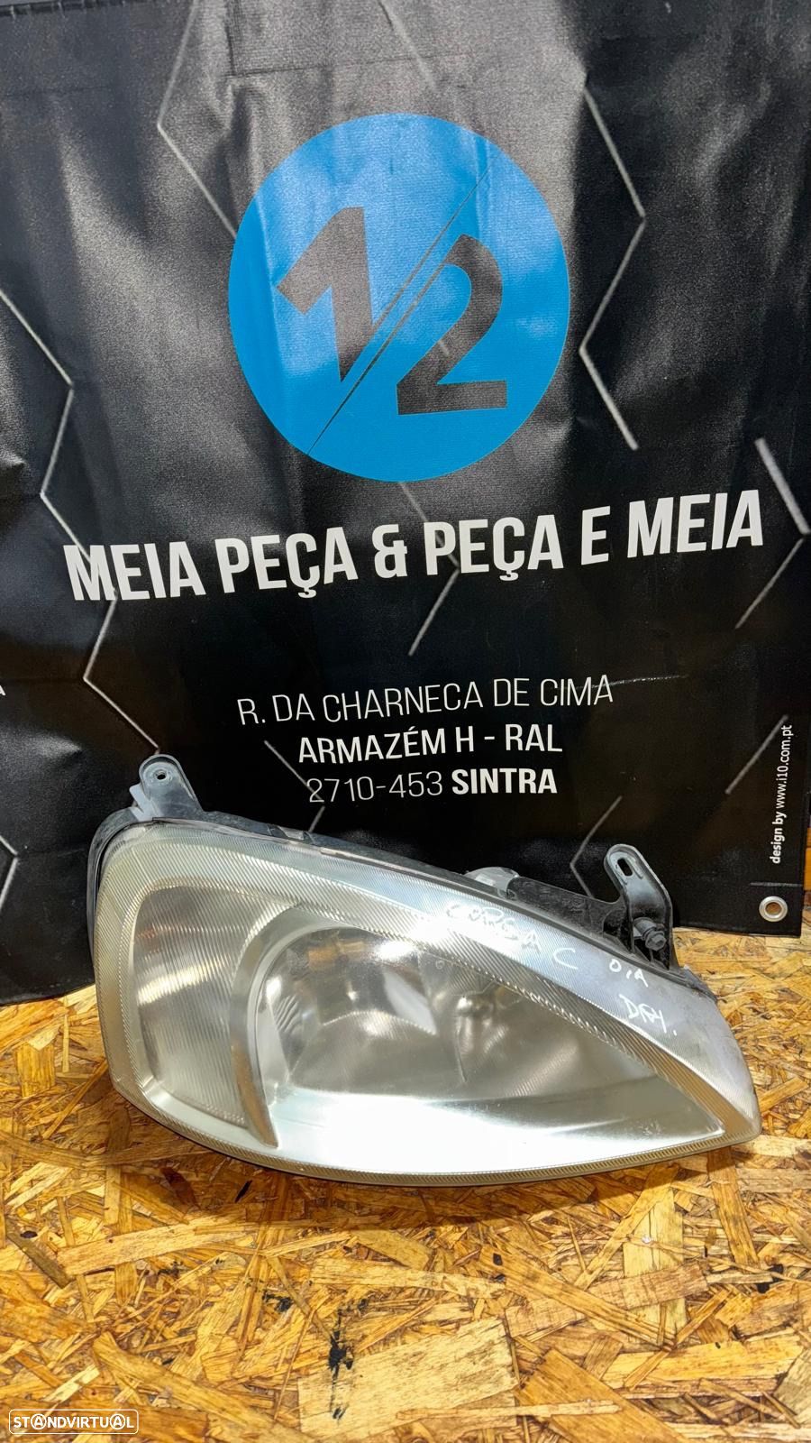 Farol frente direito Opel Corsa C 2001 - 1