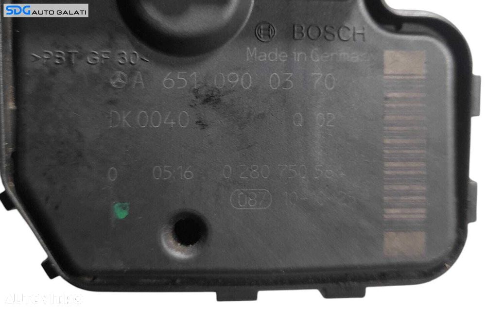 Clapeta Acceleratie Mercedes ML W166 ML250 2.2 CDI 2011 - 2015 Cod A6510900370 0280750564 [N1034] - 6