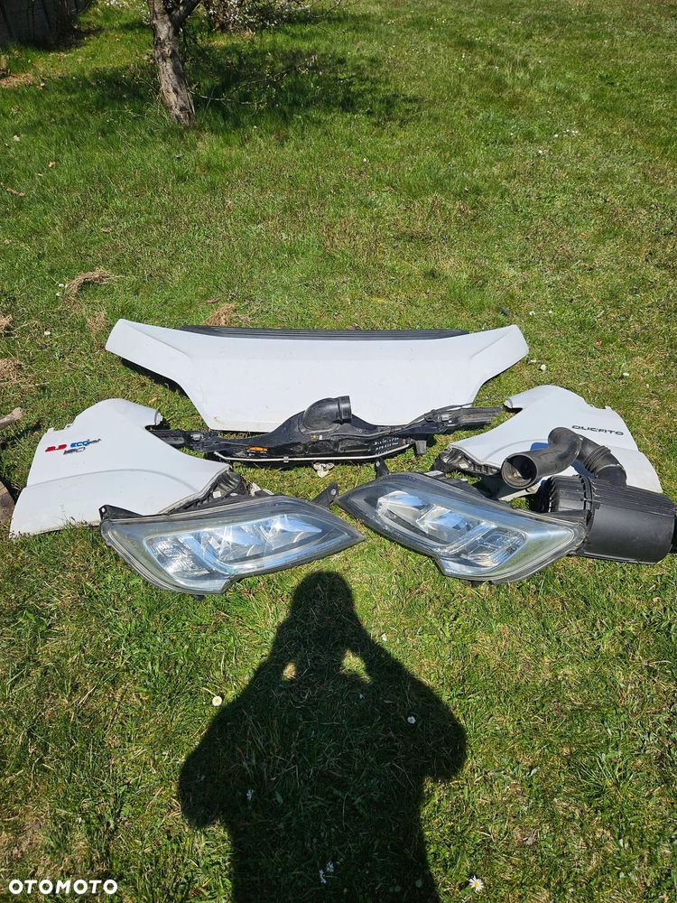 Ducato  przod komplet maska lampa zderzak chlodnice - 1