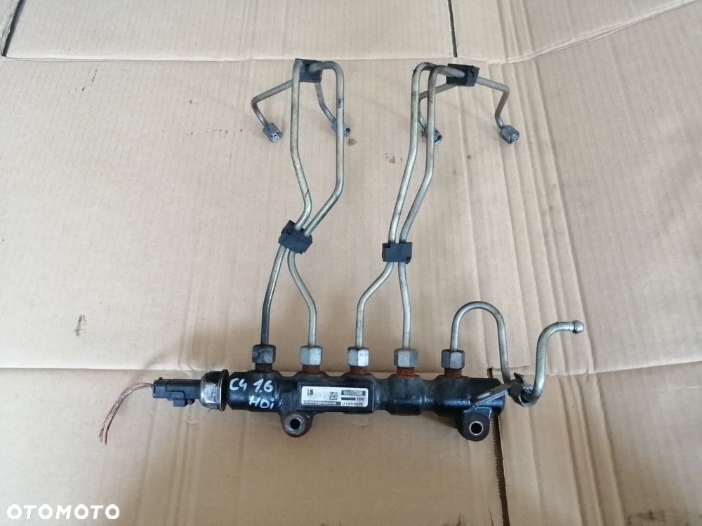 Citroen Peugeot Volvo Ford komplet wtryskiwaczy Bosch 0445110259 pompa 0445010102 listwa czujnik przewody komplet za 999zł - 2
