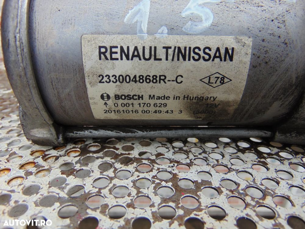 Electromotor Renault Megane 4 1.5 Scenic 4 cod 233004868r nissan qashqai dacia duster dokker kadjar clio 4 - 3