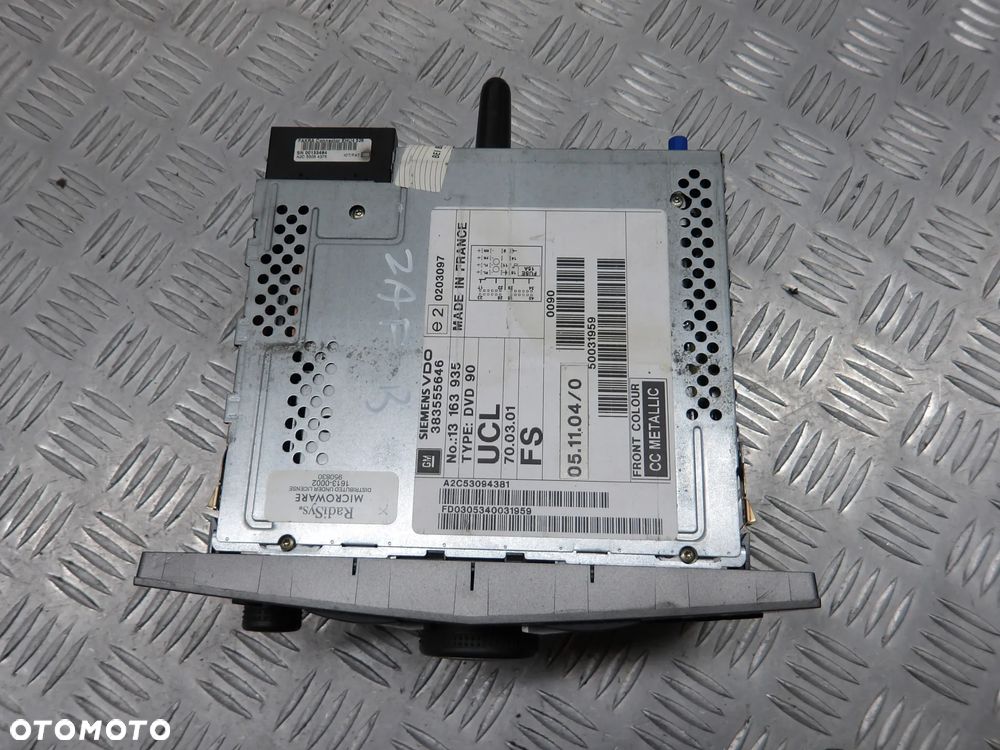 OPEL ZAFIRA B 1.6B RADIO CD 13163935 - 5